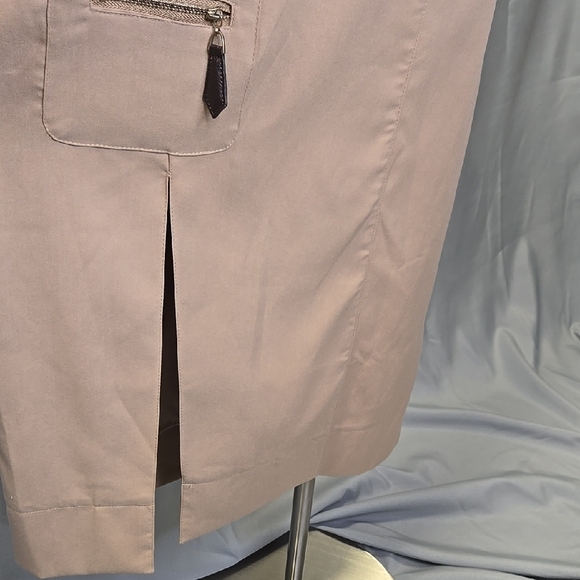 L'atiste Khaki Belted Dress with Pockets Utility or Safari Style Dress Size M - Picture 8 of 15